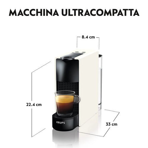 Essenza Mini XN110110 Manuel Cafetière 0,6 L, Noir, Blanc