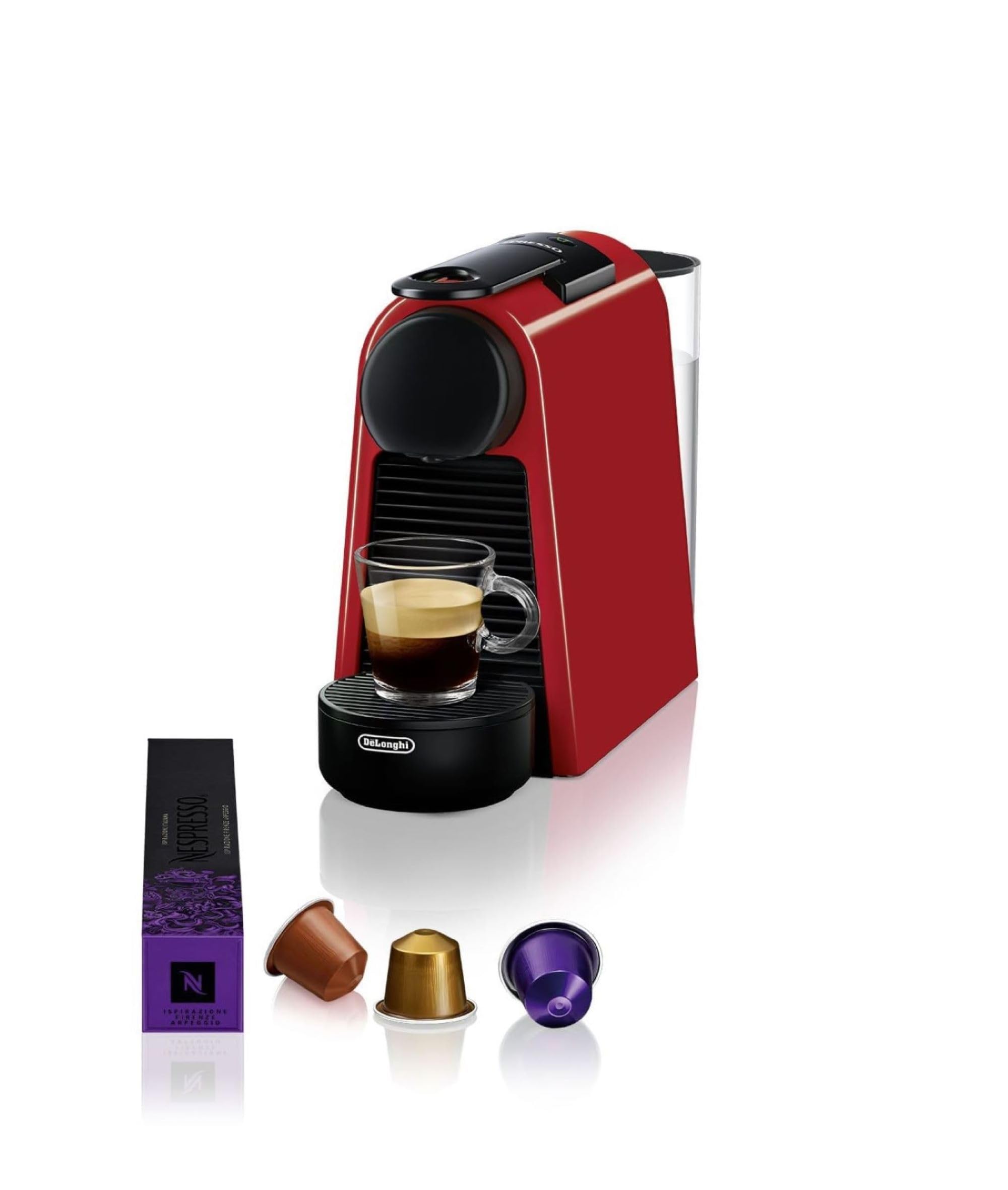 Machine à Café Essenza Mini Rouge Rubis, 19 Bars, Arrêt Automatique, EN85.R, Rouge