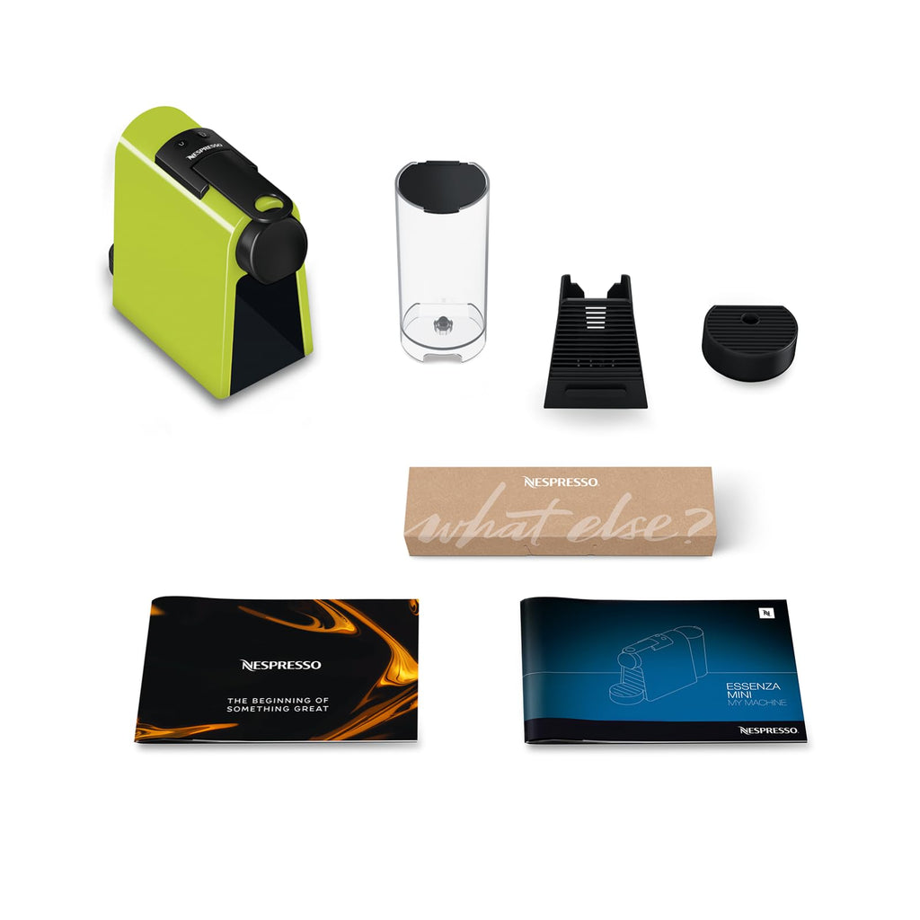 Machine à Café Essenza Mini Vert, 19 Bars + Kit de Bienvenue, EN85.L, Citron Vert