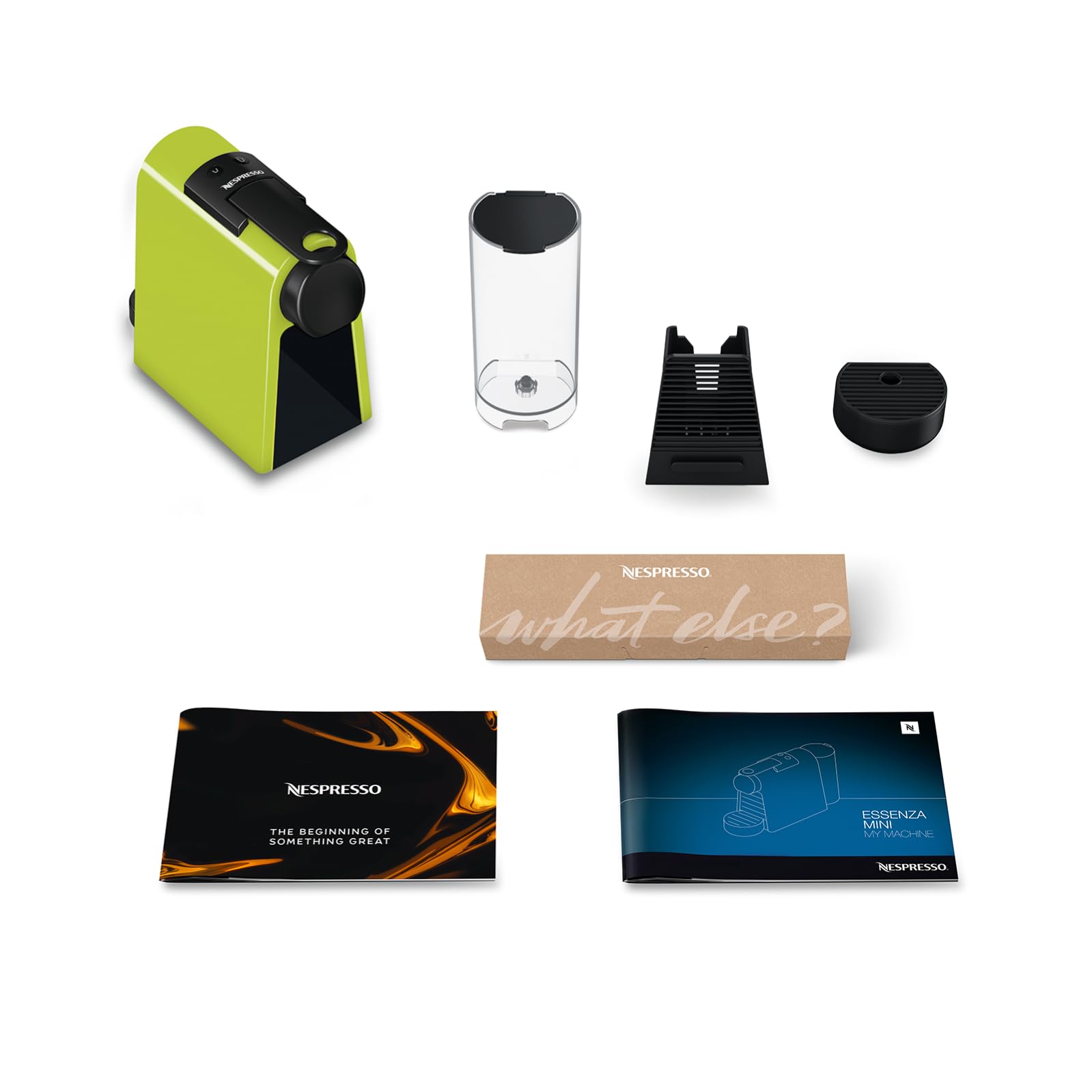 Machine à Café Essenza Mini Vert, 19 Bars + Kit de Bienvenue, EN85.L, Citron Vert
