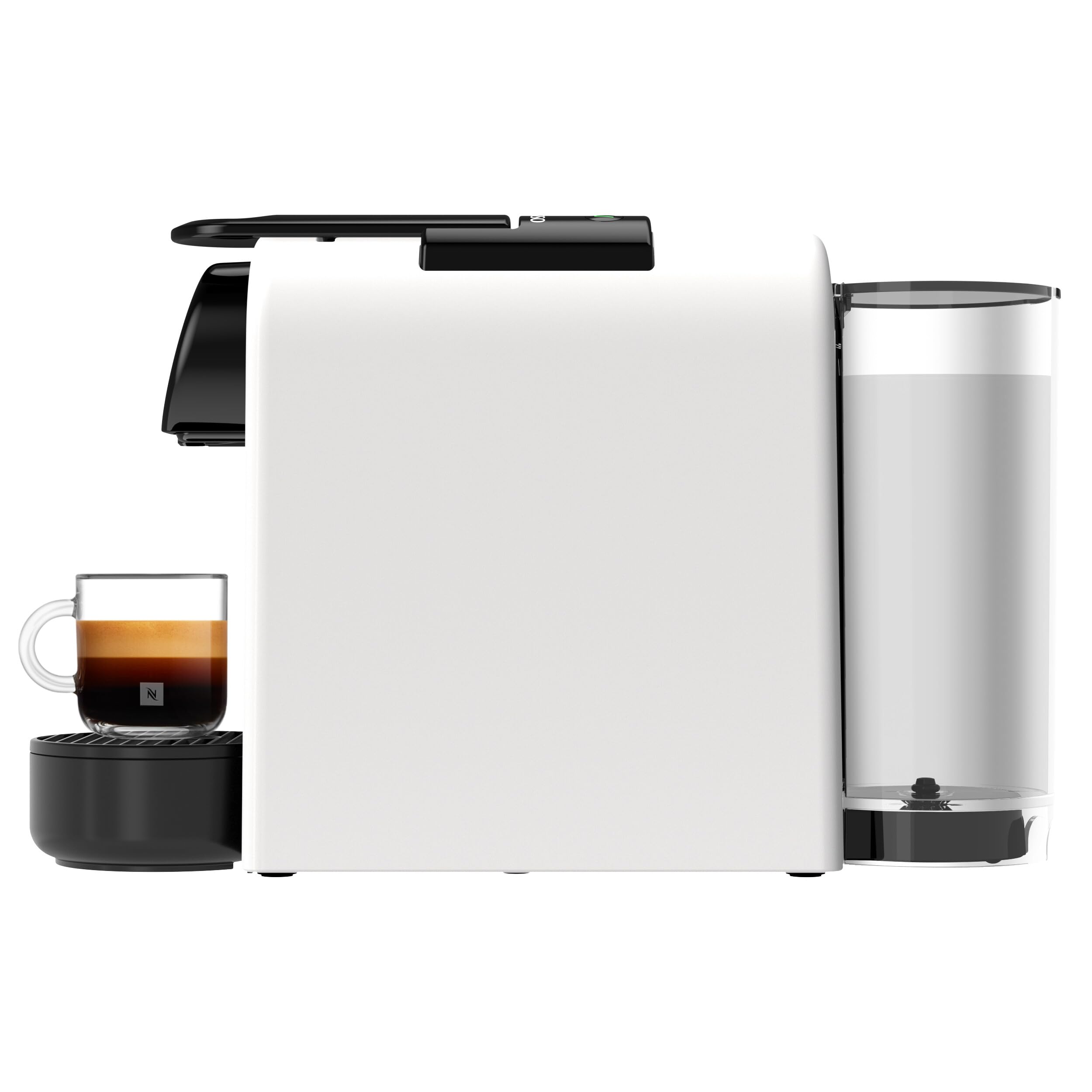Essenza Mini Machine à café automatique, machine à capsules monotasse, pression 19 bars, blanc mat, EN85.WMT
