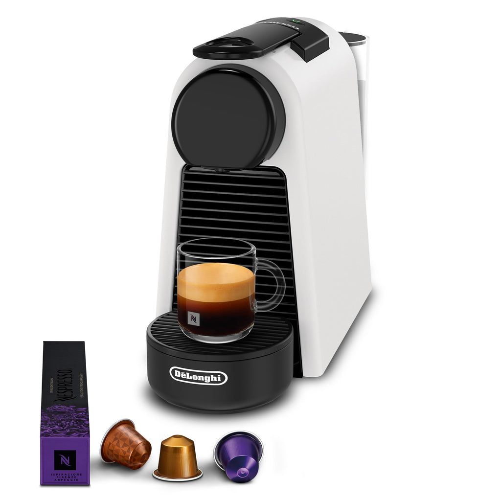 Essenza Mini Machine à café automatique, machine à capsules monotasse, pression 19 bars, blanc mat, EN85.WMT