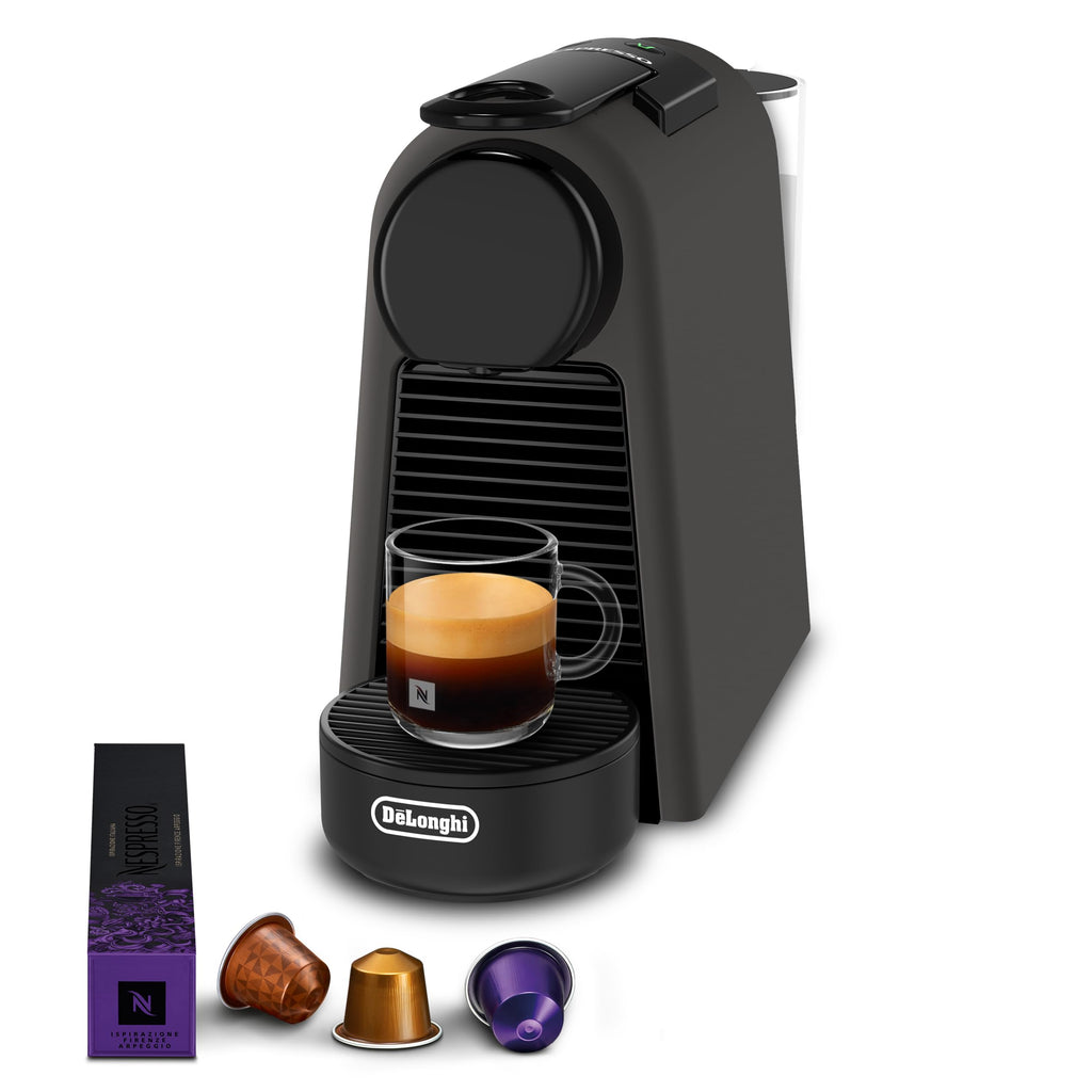 Essenza Mini - Machine à Café à Capsules, Kit de Bienvenue Inclus, Design Compact, Pression 19 Bars, Noir Mat, EN85.BKMT
